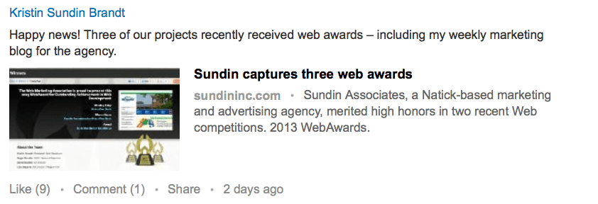 LinkedIn - Sundin Associates 1