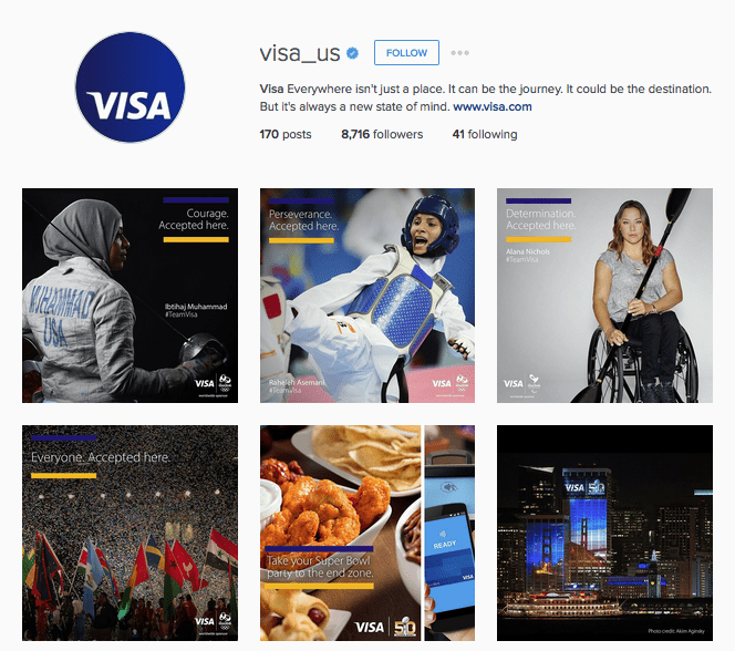 Instagram Visa