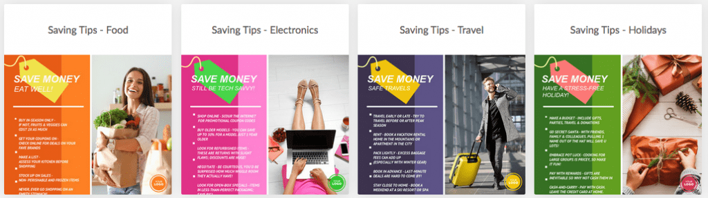 Savings Tips - Food, Electronics. Travel and Holidays