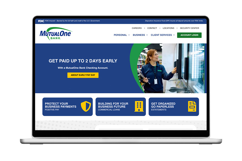 MutualOne Home Page - After